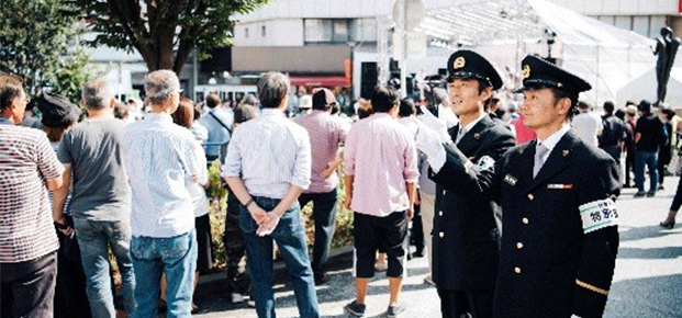 地域の警戒活動