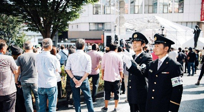 地域の警戒活動
