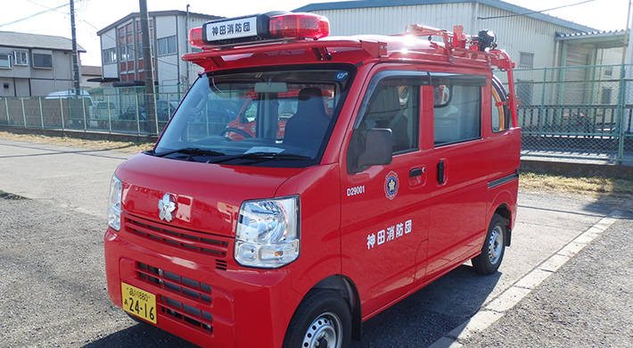 可搬ポンプ積載車